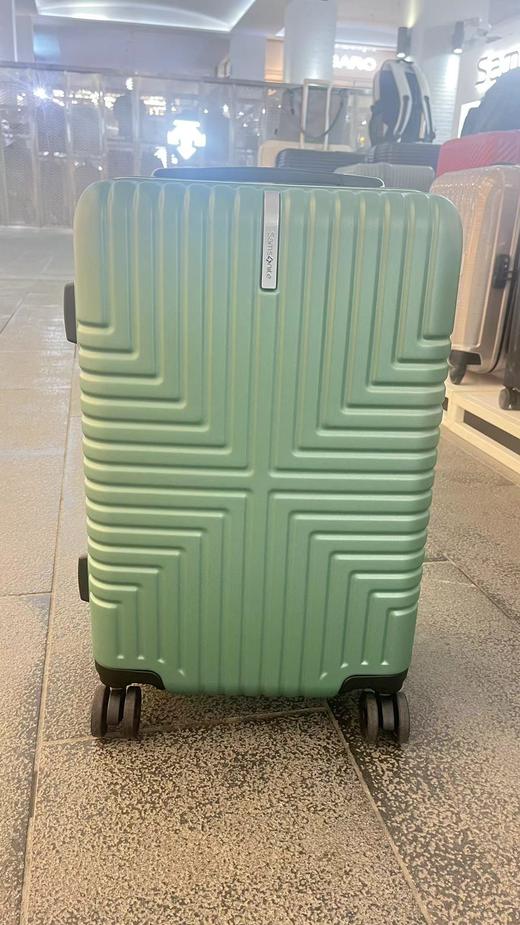 新秀丽经典拼接条纹旅行箱 细窄铝框结构 安全升级PC材质拉杆箱 GV5 商品图0