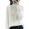 2024秋冬季新款慵懒风法式小众套头针织衫百搭纯色宽松休闲毛衣女 商品缩略图4