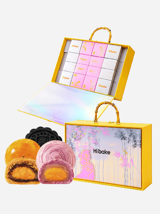 Hibake中秋月饼 竹外山月礼盒装【福利品】 商品图0