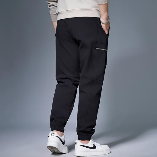 【新款DMH】大依优型大码束脚休闲裤加肥加大宽松男士卫裤胖子300斤显瘦潮流运动 商品图4