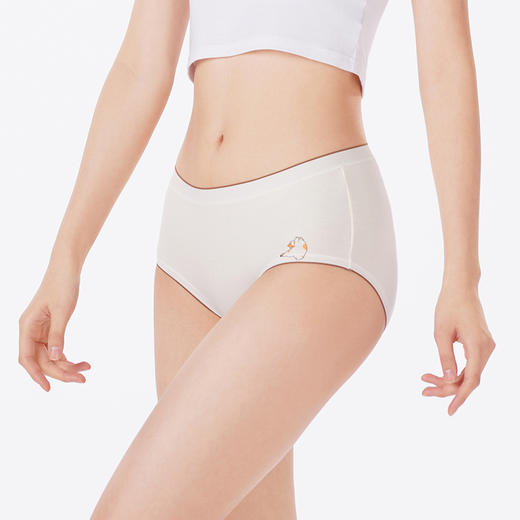 都市丽人内裤纤柔绵平角裤暖绒绒女士内裤LKT5M4 商品图2