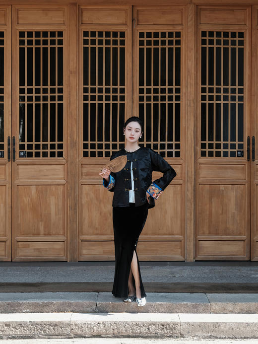 盛唐牡丹&王小潇联名 | 真丝手绣对襟外套 商品图2