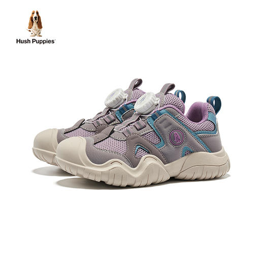 包头网面纽扣运动鞋| 暇步士HP4341 防撞鞋头 轻弹缓震 包头防撞网面纽扣运动鞋 商品图0