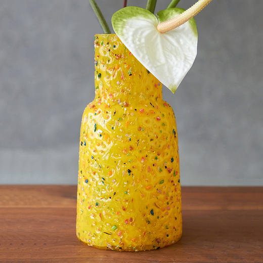 北欧创意轻奢彩点玻璃花瓶客厅居家餐桌电视柜鲜花家居台面花瓶 商品图3