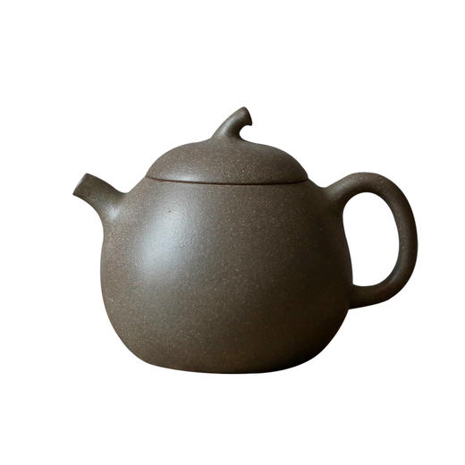 茶香记 青段（蟹壳青）茄瓜 紫砂壶  自然灵动 古朴清雅  浑圆素朴 茶壶 商品图4
