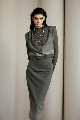 SAFICOO 优雅知性 舒适有型 外松内紧设计针织衫