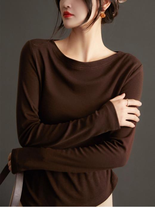 冲冲冲🔥早秋牛货‼️49.9抢【初秋新款】抽褶收腰天鹅颈一字领莱赛尔上衣2446款🌈 🇫🇷法国高端客供‼️门店同款，直播间一夜卖爆5000+件 商品图1