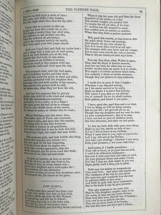 含藏书票！1843年 乔叟诗集 1幅肖像插图 全真皮精装18开 商品图9