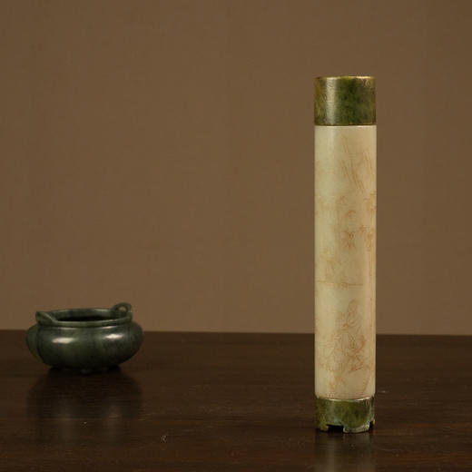清 玉雕竹林七贤香筒 商品图0