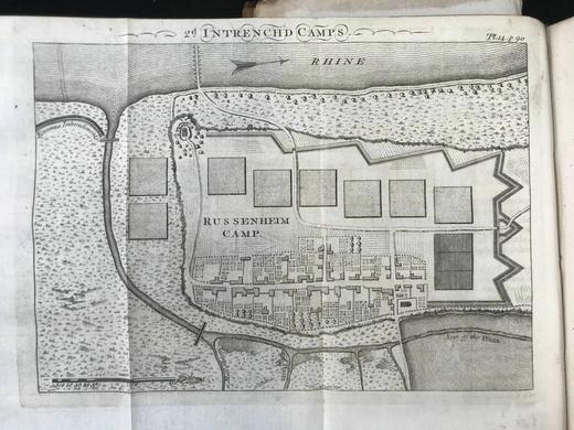 1773年 英国伍尔维奇皇家军事学院 克莱拉克《现场工程师》 36幅可展开原品版画插图 全真皮精装大32开 商品图6