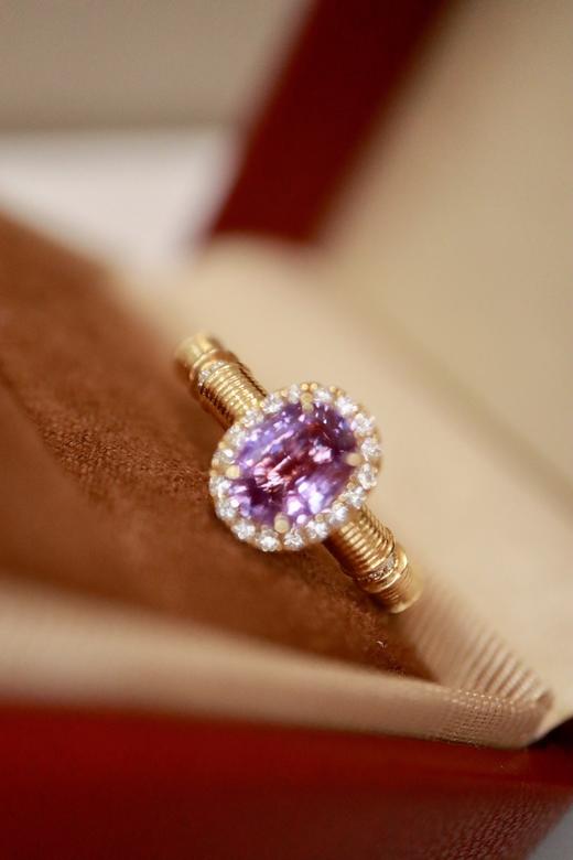 1.08ct 蓝宝石戒指 商品图6
