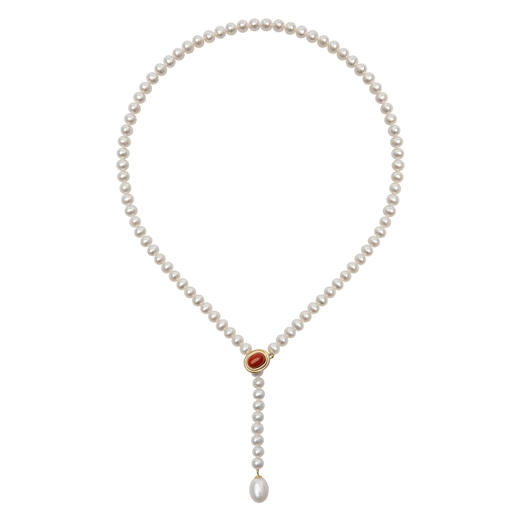 Pearl moments 南红小团圆 经典珍珠项链3号【该商品不支持用券】 商品图0