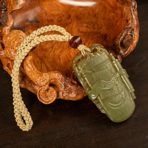 清 黄玉雕琴棋书画把件 商品图2