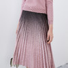 EITIE爱特爱冬季新款渐变色百褶高腰显瘦半身裙女裙7606305 商品缩略图2