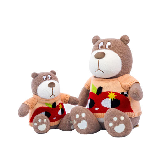小熊汉斯 惊奇苹果熊+配件毛衣 商品图0
