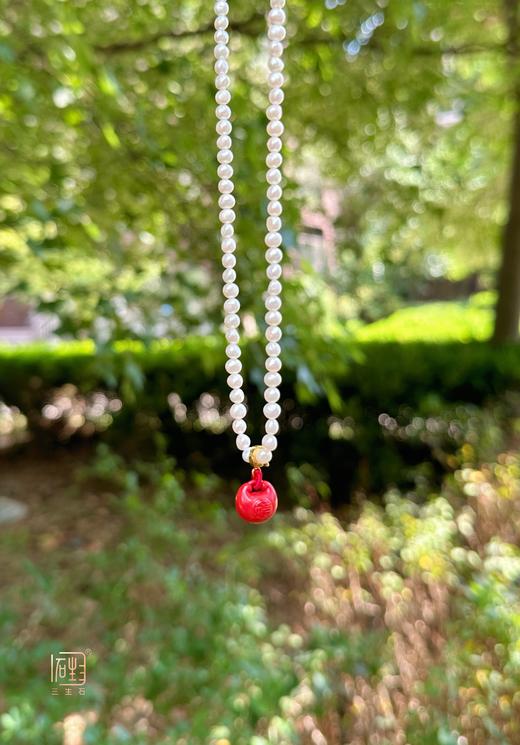 朱砂如意万能扣珍珠/钛钢链套组 商品图1