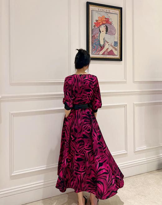 魏紫色连衣裙HJ3S50 商品图3