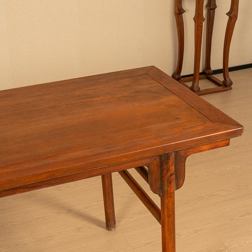 清 红木夹头榫刀牙板画案 商品图3