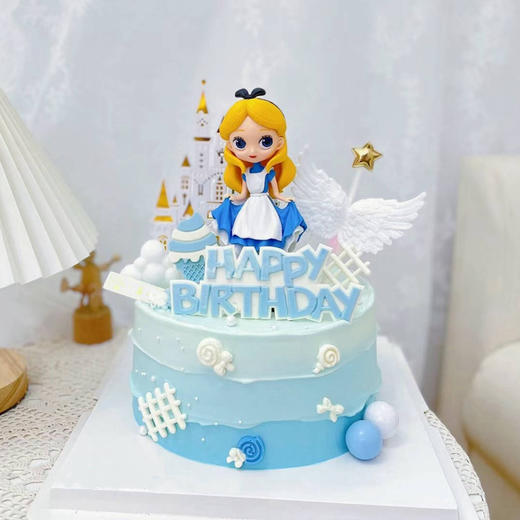 爱丽丝公主 儿童生日蛋糕（百分百进口动物奶油） 商品图0