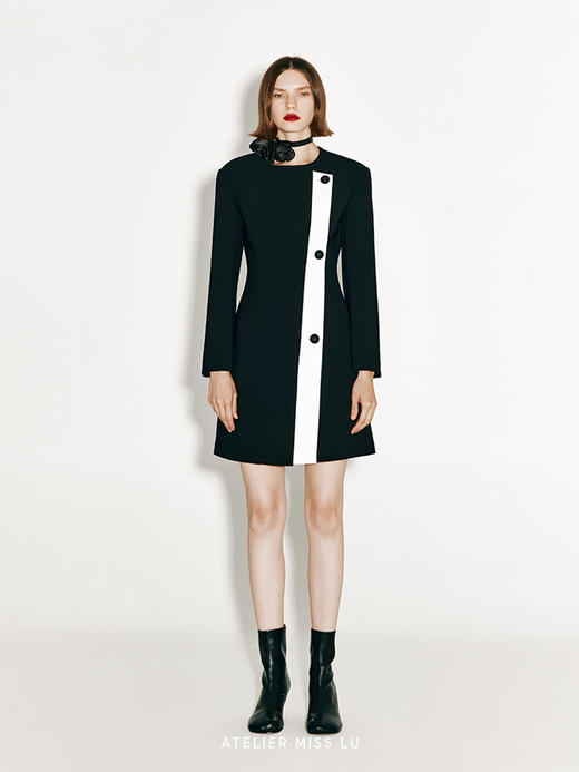 【暗夜玫瑰】优雅黑玫瑰绑带Choker项链 商品图3