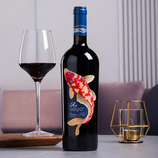 傲鱼 蔚蓝R4 红葡萄酒 吉庆有鱼双金奖智利原装原瓶进口红酒干红葡萄酒水果酒 750ml/瓶  商品图2