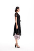 HJ2S42_漆黑色_连衣裙_夏季_优雅复古蕾丝波点娃娃领收腰系带 A 字中裙_高级女装_BERNIEELEN 伯妮斯茵 商品缩略图9