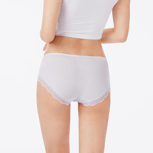 都市丽人内裤薄透丝滑平角裤锦泳女士内裤LKT5N3 商品图3