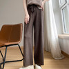 纤束马百搭竖纹安迪绒阔腿裤 N-455 商品缩略图7