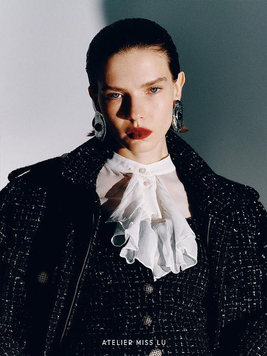 【银河织梦】几何设计肌理金属耳环 商品图2