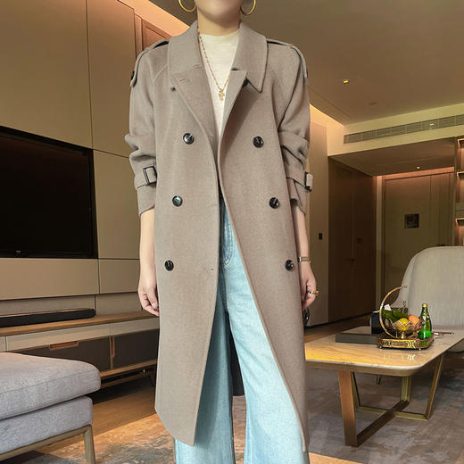 Avann风衣款100%羊毛大衣S024 商品图4