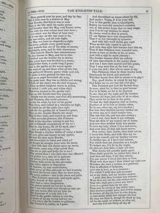 含藏书票！1843年 乔叟诗集 1幅肖像插图 全真皮精装18开 商品图8