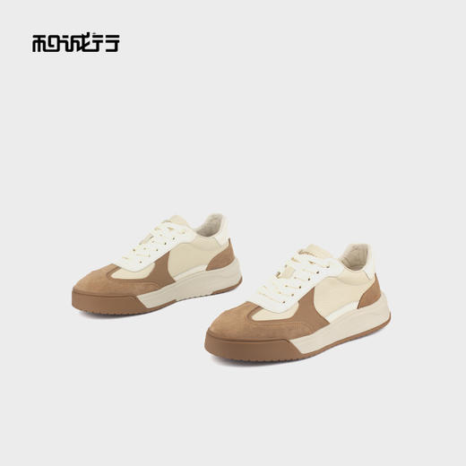 和诚行 2024秋冬新款复古休闲运动鞋男士时尚撞色百搭板鞋0551165 商品图3