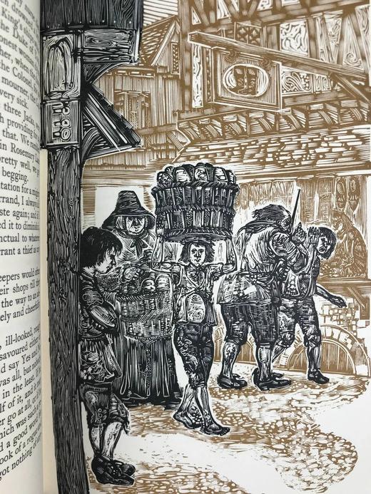 丹尼尔·笛福《杰克上校》 12幅木版画插图 精装32开带书匣 商品图4