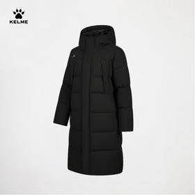 卡尔美旷野之幕系列女士冬季新款长款羽绒服