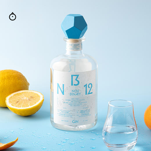 企鹅市集|非二进制NON-BINARY NB12 手工金酒 12种水果香料蒸馏 甜橙柠檬香 商品图3