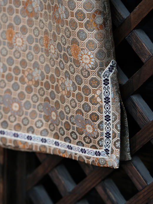 下架不制作了// 盛唐婧 |中式国风冰梅纹对襟马甲 商品图4