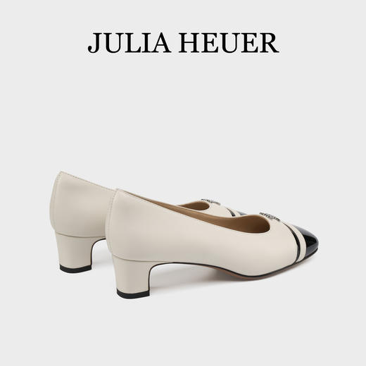 Julia Heuer 小香风拼色高跟鞋 商品图1