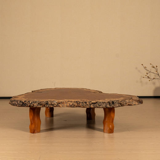 二十世纪 瘿木随形大茶台 商品图0