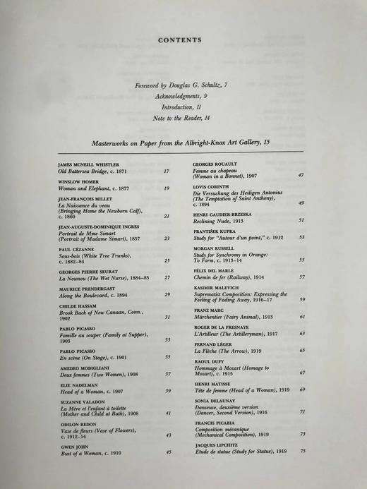 奥尔布赖特-诺克斯美术馆藏画图集 75幅彩色4幅黑白插图 精装大16开 商品图5