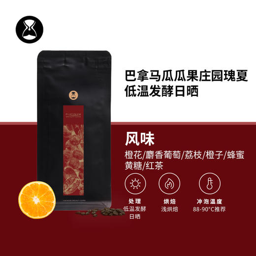 【甄选白金】泰摩巴拿马瓜瓜果庄园低温发酵日晒瑰夏咖啡豆100g 商品图0