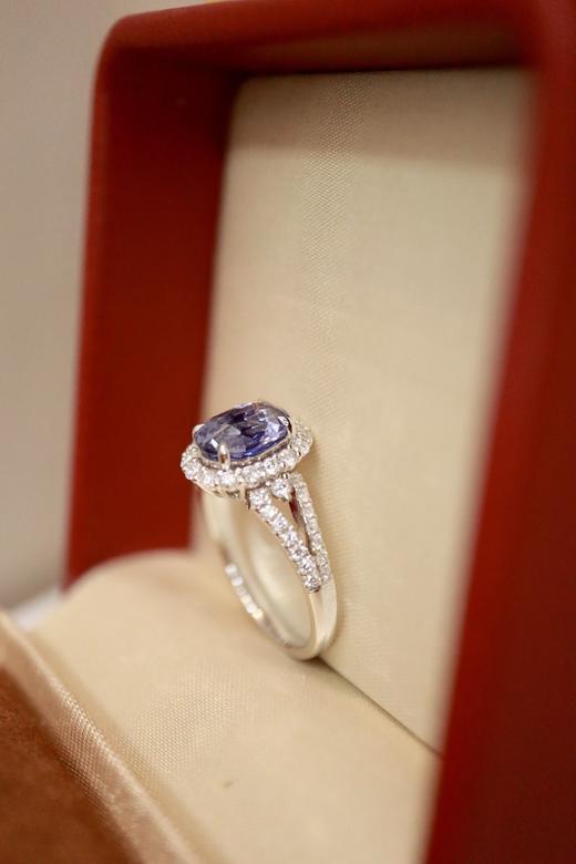 2.13ct 蓝宝石戒指 商品图8