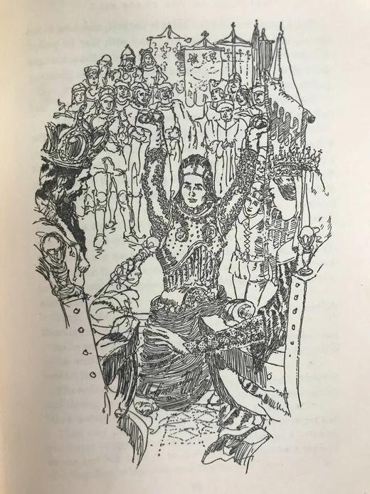 1957年 东边太阳西边月：挪威民间故事集 数十幅插图 精装32开 商品图13