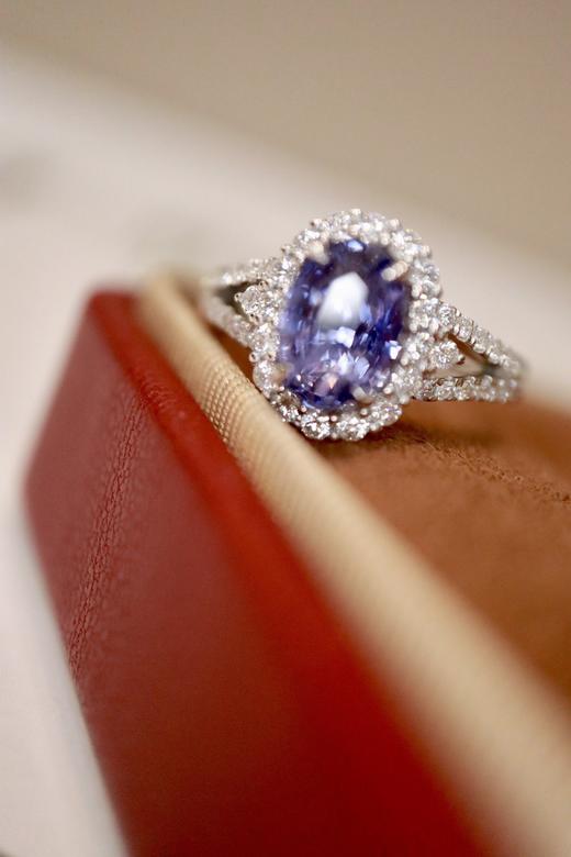 2.13ct 蓝宝石戒指 商品图1