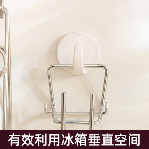 【白色 6个装】娜家圆形单挂钩 商品图4