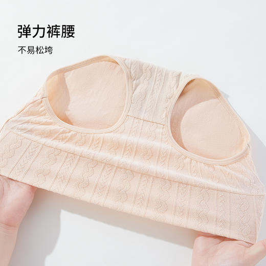 雅黛丽内裤女生纯棉透气高腰三角裤收腹显瘦提臀高弹短裤头4条装 商品图4