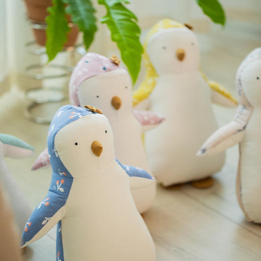 企鹅玩偶公仔高端纯棉可爱安抚装饰女生儿童珍珠棉可拆洗 商品图2