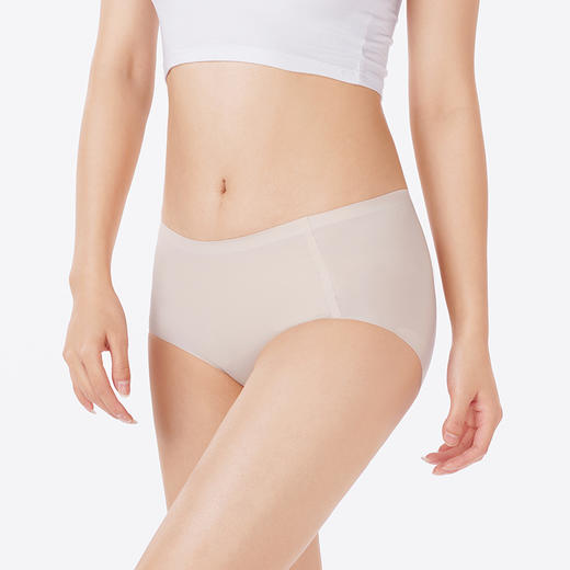 都市丽人内裤零感无痕平角裤锦氨女士内裤LKT5Q8 商品图2
