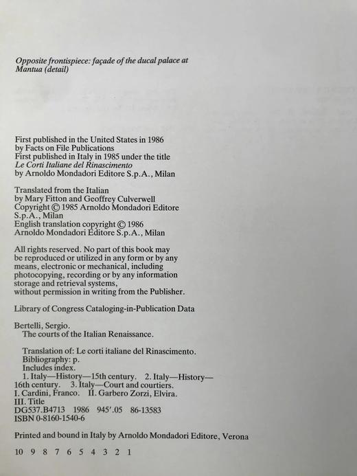 意大利文艺复兴世纪宫廷图集 数百幅插图 精装大16开 商品图3