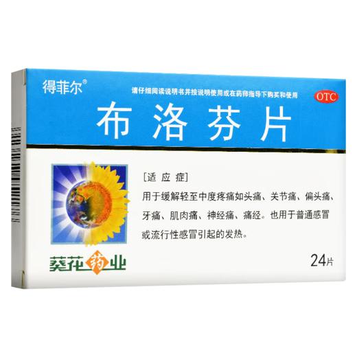 布洛芬片【0.1g*12片*2板】 商品图1