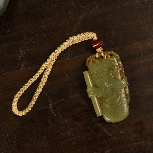 清 黄玉雕琴棋书画把件 商品图0